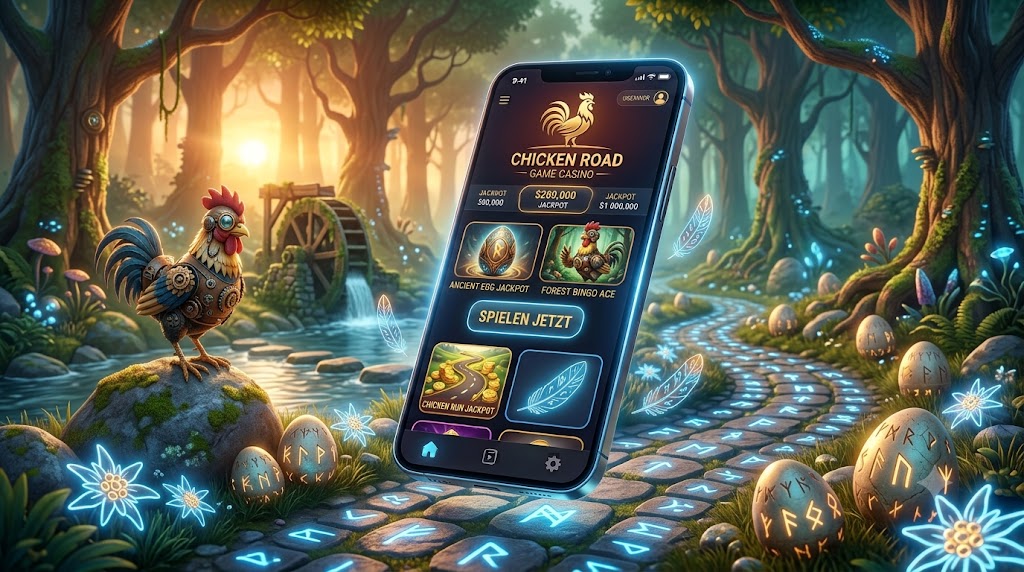 Chicken Road Gameplay Forest Runes
